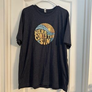 NWOT Here Comes the Sun Graphic Cotton Tee T-Shirt Women's XL